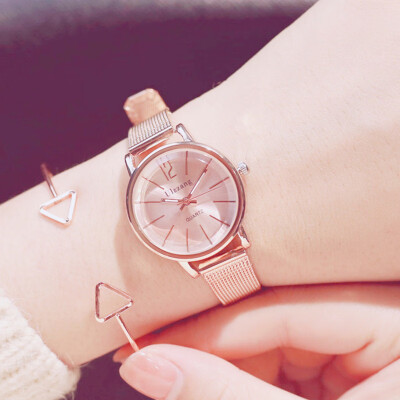 

Chic wind watch female Korean version of simple literature retro ulzzang female students small fresh ins