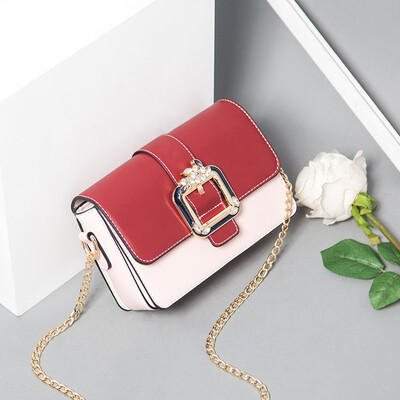 

Summer days ins single shoulder girls on the Korean version of the chain inclined bag students fashion