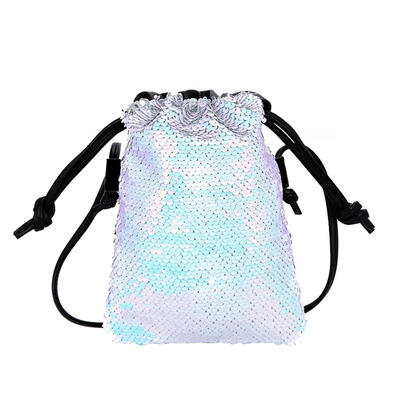 

Drawstring Sequins Messenger Bags Women Shoulder Small Crossbody Handbags