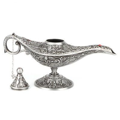 

Greensen Vintage Mini Legend Aladdin Magic Genie Light Lamp Home Decor Ornaments Gift Collection
