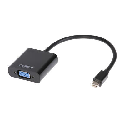 

Mini 3inch DisplayPort DP to VGA Female Converter Adapter Cable for MacBook