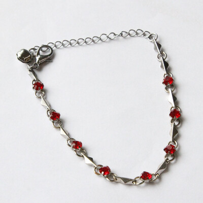 

1 Pc Fashion Women Bracelet Jewelry Geometric Diamond Luxury Chain Bracelet Elegant Lady Casual Accessories