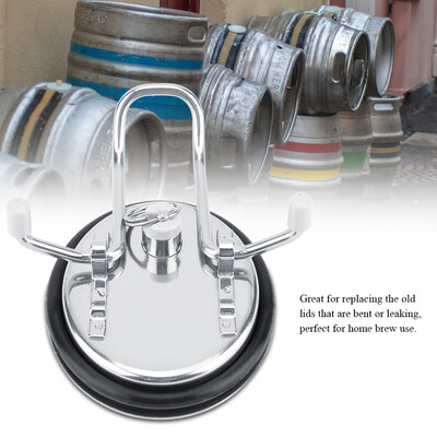 

Greensen Stainless Steel Replacement Lid Soda Beer Keg Cover Beer Homebrew Making Tool Keg Lid Beer Lids
