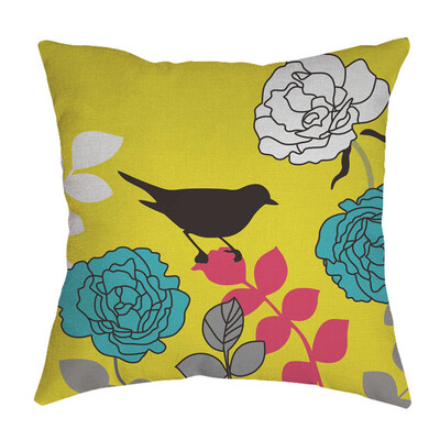 

Siaonvr Cotton Linen Pillow Case Sofa Waist Throw Cushion Cover Home Decor