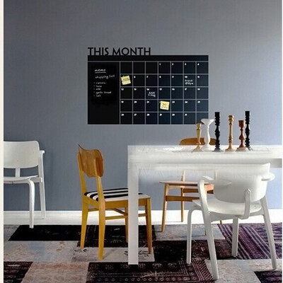 

〖Follure〗Month Plan Calendar Chalkboard Blackboard Vinyl Wall Sticker Office Family