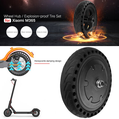 

〖Follure〗Explosion Proof Puncture-proof Wheel Tire Flat Free for Xiaomi M365 Scooter