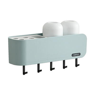 

Toponeto New Hanging Bathroom Kitchen Utensil Box Toothbrush Storage Rack