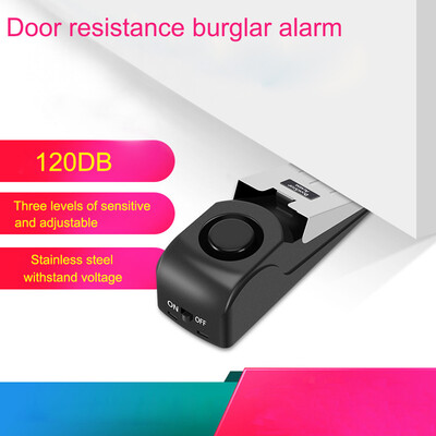

〖Follure〗2pc Home Security Wedge Door Stop Alarm System Device Intruder Alert Detection