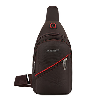 

Tailored Fashion Neutral Nylon Multi-Function Waterproof Chest Bag Messenger Bag