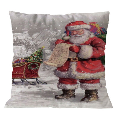 

〖Follure〗Cotton Linen Christmas Pillow Case Sofa Car Throw Cushion Cover Home Decor