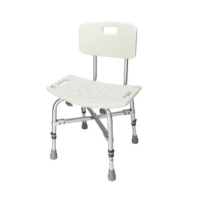 

Adjustable Bath Chair Heavy-duty Medical Shower Chair Bathtub Bench Stool Seat & Backrest Upgrade
