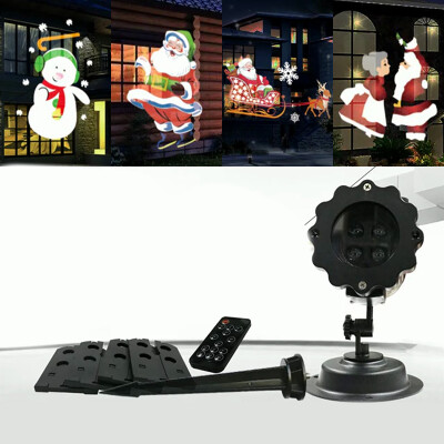 

Christmas Snowflake Projector LED Stage Light Laser Party Outdoor With Remote US