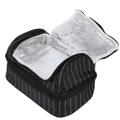 

Greensen Thermal Insulated Lunch Bag Box Dual Compartment Double Deck Leakproof