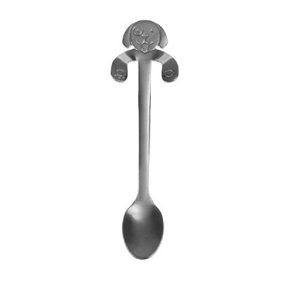 

Cute Puppy Spoon 304 Stainless Steel Teaspoon Long Handle Coffee Spoons Sugar Dessert Appetizer Seasoning Bistro Flatware Hanging