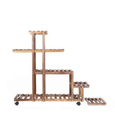 

Wooden Flower Stands Flower Rack Plant Display Stand Wood Pot Shelf Storage Rack Outdoor Indoor
