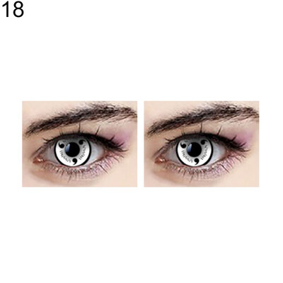 

Colorful Contact Lenses 0 Degree Soft Round Eyes Makeup Halloween Party Cosplay