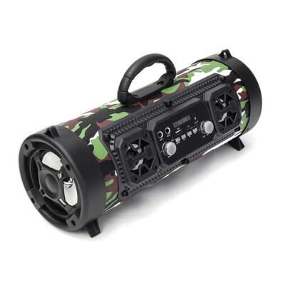 

Portable Outdoor Bluetooth Speaker Wireless Multifunctional TF Card Stereo Sound Speaker With Microphone FM Handle
