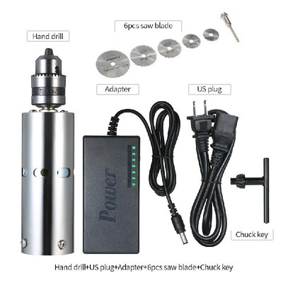 

895 Micro Precision Small Electric Drill Mini Jade Play Grinding Drilling Grinding Polishing Cutting Carving DIY Hand Drill