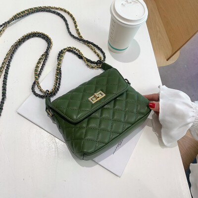 

Advanced sense bag Western style texture handbag new 2019 Korean version of the tide fashion shoulder bag rhombic chain diagonal package