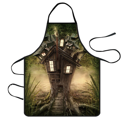 

Toponeto Home Women Waterproof Cute Cartoon Kitchen Restaurant Cooking Bib Apron Aprons