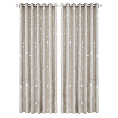 

Star Moon Print Bedroom Blackout Curtains Living Room Shading Window Blinds