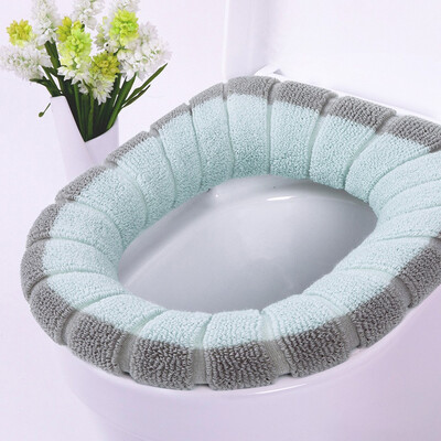 

〖Follure〗Bathroom Toilet Seat Closestool Washable Soft Warmer Mat Cover Pad Cushion