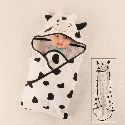 

Newborn Infant Cute Baby Blanket Crochet Swaddle Cartoon Wrap Sleeping Bag