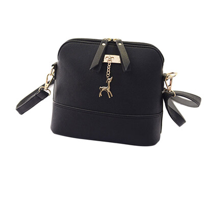 

Women Shoulder Bags Fashion Mini Bag With Deer Toy Shell Shape Messenger Crossbody Bags Ladies Zipper Handbags YJ