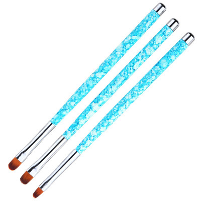 

Toponeto Nail Art Tips Gel Crystal Acrylic Painting Drawing Pen Polish Brush Pen Tool D