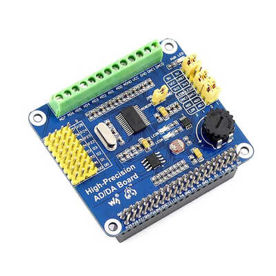 

High Precision ADDA Module ADS1256 DAC8552 for Raspberry Pi AD DA Expansion Board