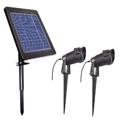 

Decdeal LED Solar Powered Lights Garden Patio Light Warm White Pathway Walkway Lawn Backyard Lighting Outdoor Security Waterproof