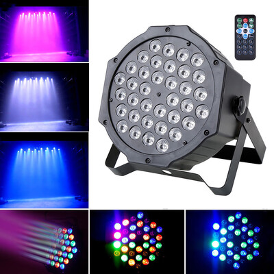 

Par Lights 36 LED Remote&DMX Control Stage Party Lights Sound Activated RGB