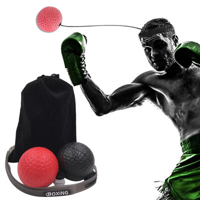 

〖Follure〗Fight Ball With Head Band For Reflex Speed Training Boxing Punch Exercise Set