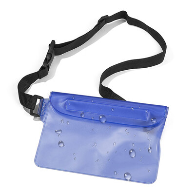 

Waterproof Pouch with Adjustable Waist Strap Waterproof Waist Bag For Beach Boating Fishing Swimming