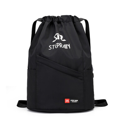 

Sports body-building bag simple outdoor travel backpack large-capacity light-beam pocket double-shoulder bag for women&men