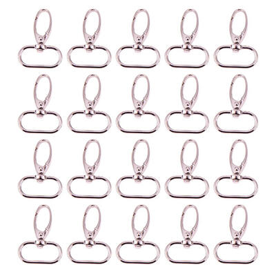 

20pcs Retro Style Antique Silver Finish Luggage Bag Buckle Lobster Clasps