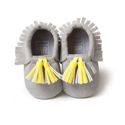 

Baby Shoes Multicolor Toddler Girls Boys Crib Shoes First Walkers 2018 New Newborn Tassel Soft Soled Prewalker Sneakers 0-18M