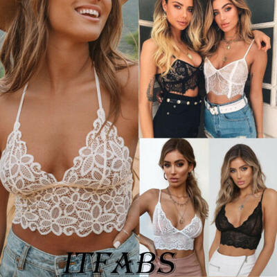 

US Sexy Summer Fashion Women Tank Tops Bustier Bra Vest Crop Top Bralette Blouse
