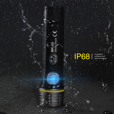 

1000 Lumens IP68 100 Professional Scuba Diving Flashlight Dive 100M Underwater Searchlight Torch LED Dive Lantern Lamp18650