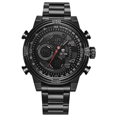 

WEIDE WH5209 Quartz Digital Electronic Watch Business Men Fashion Casual Outdoor Sports Male Wristwatch Dual Time Month Date Week