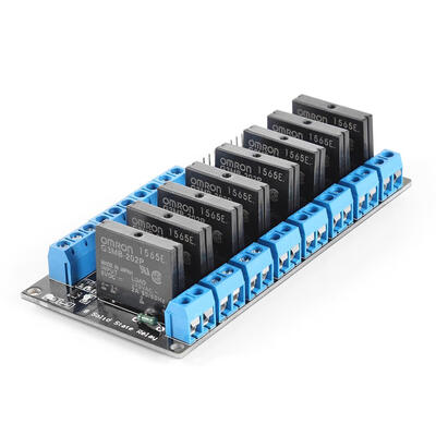 

8 Way Solid State Relay Module Board Low Level Trigger 5V DC Output wFuse