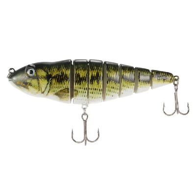 

Lixada 118cm35g Lifelike 7 Jointed Sections Fishing Lure Trout Swimbait Hard Bait Fish Hook Fishing Tackle