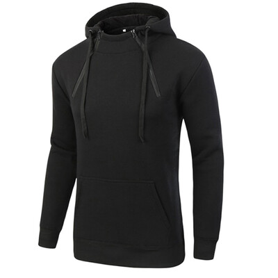

Toponeto Mens Long Sleeve Patchwork Hoodie Hooded Sweatshirt Top Tee Outwear Blouse
