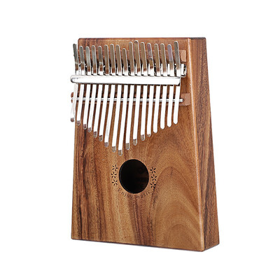

Ktaxon 17 Key Kalimba Finger Piano Koa Body with Tuning Hammer And More - Natural Color