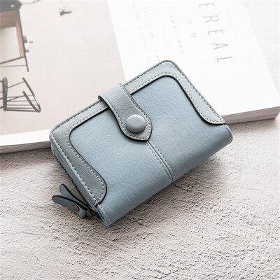 

Tailored Women Short Wallets Mini Money Purses Small Fold Female Coin Purse Card Holder