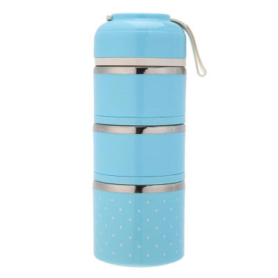 

Dot Design Portable Thermal Lunch Box Leak-proof Stainless Steel Bento Box