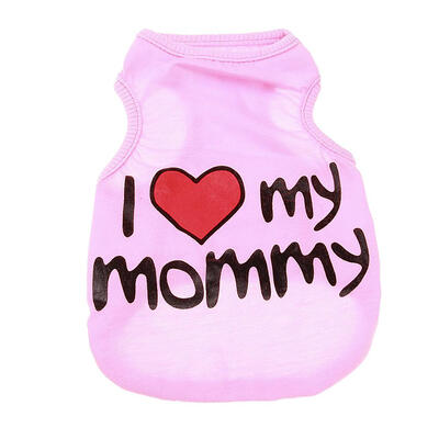 

Spring Summer Cute Love Print Pet Dog Vest for Cat Puppy Sleeveless T-Shirt