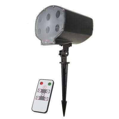 

Outdoor Garden Christmas 6LED Snowflake Projector Light Xmas Decor Lamp