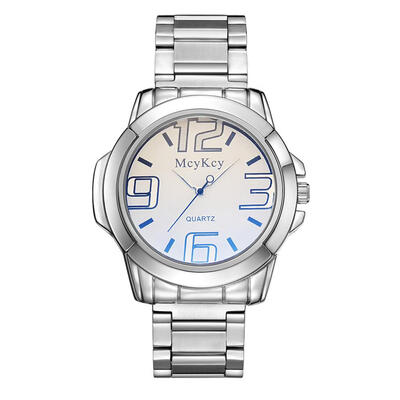 

Commerce Fashion Calendar Quartz Men Date Steel Band Wrist Watch