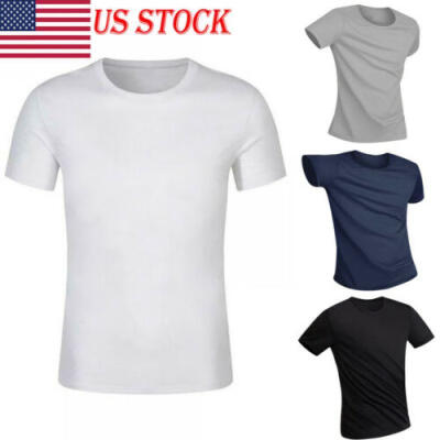 

Anti Dirty Waterproof Mens Sports T-shirt Breathable NANO Quick Dry Shirt Top